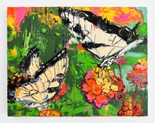 Lantana with Two Swallowtails