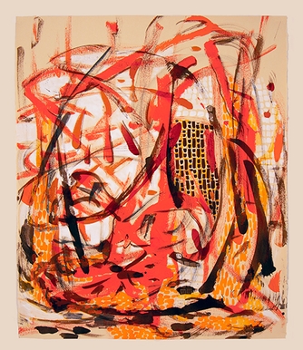 gouache on paper