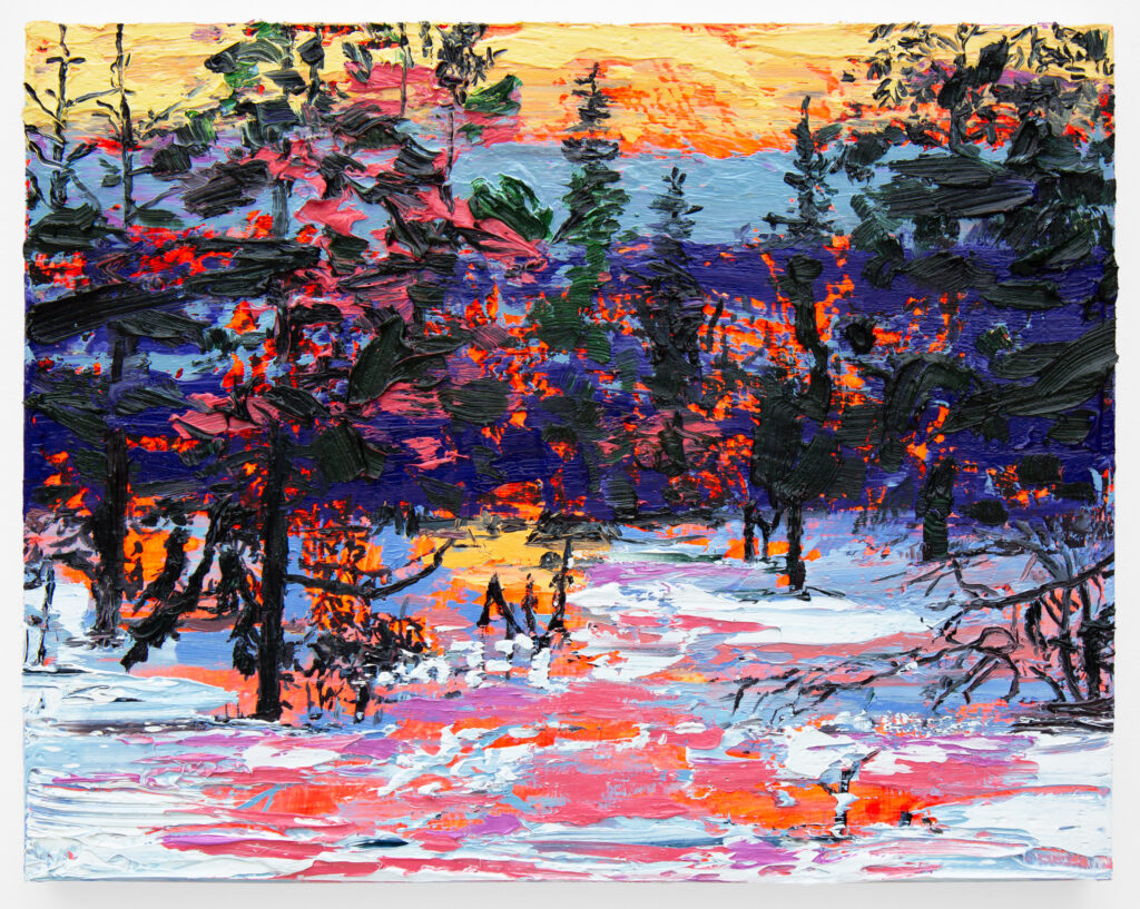 Sunset Snowscape February