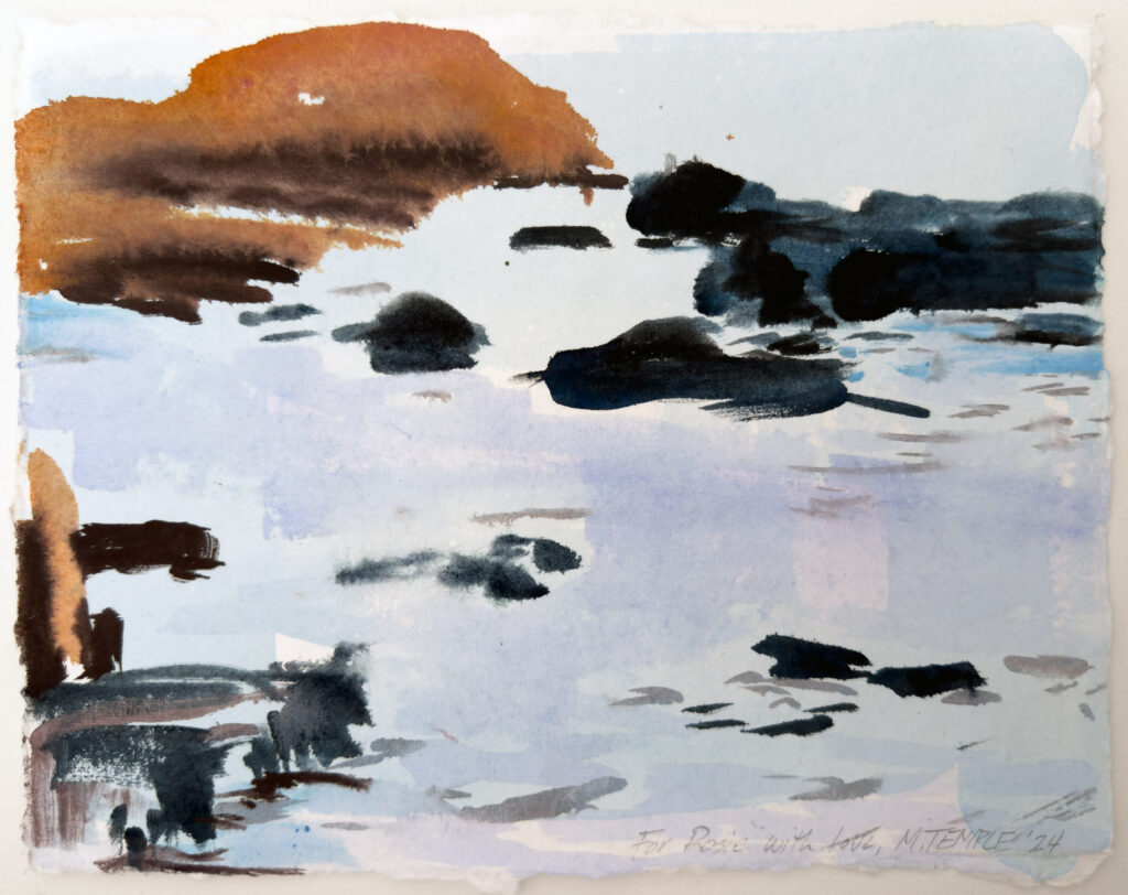 Surf Point Sunrise X work on paper