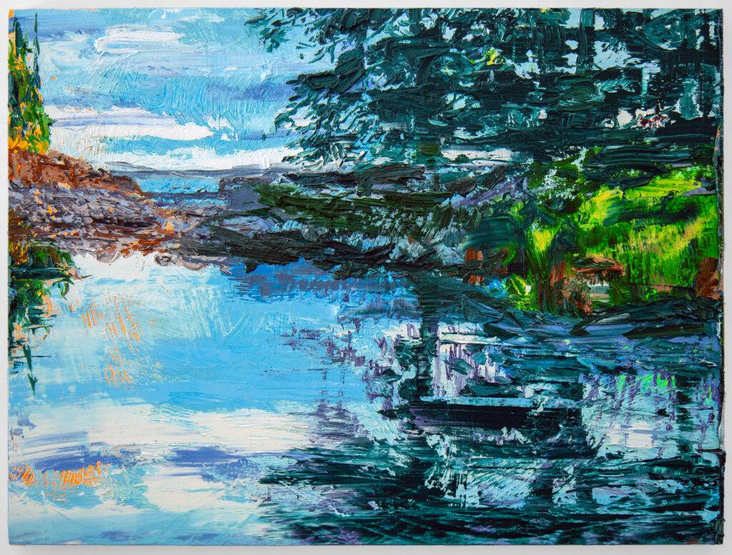 Acadia Beach with Pines I