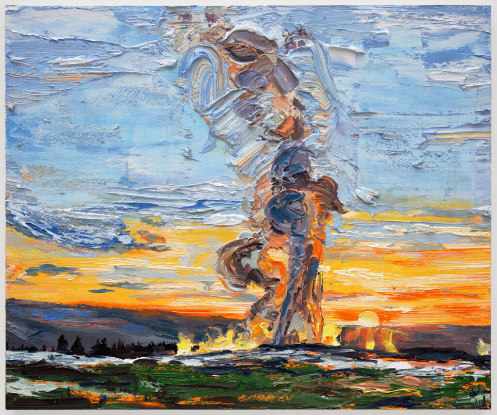 Old Faithful Sunrise Early Spring I
