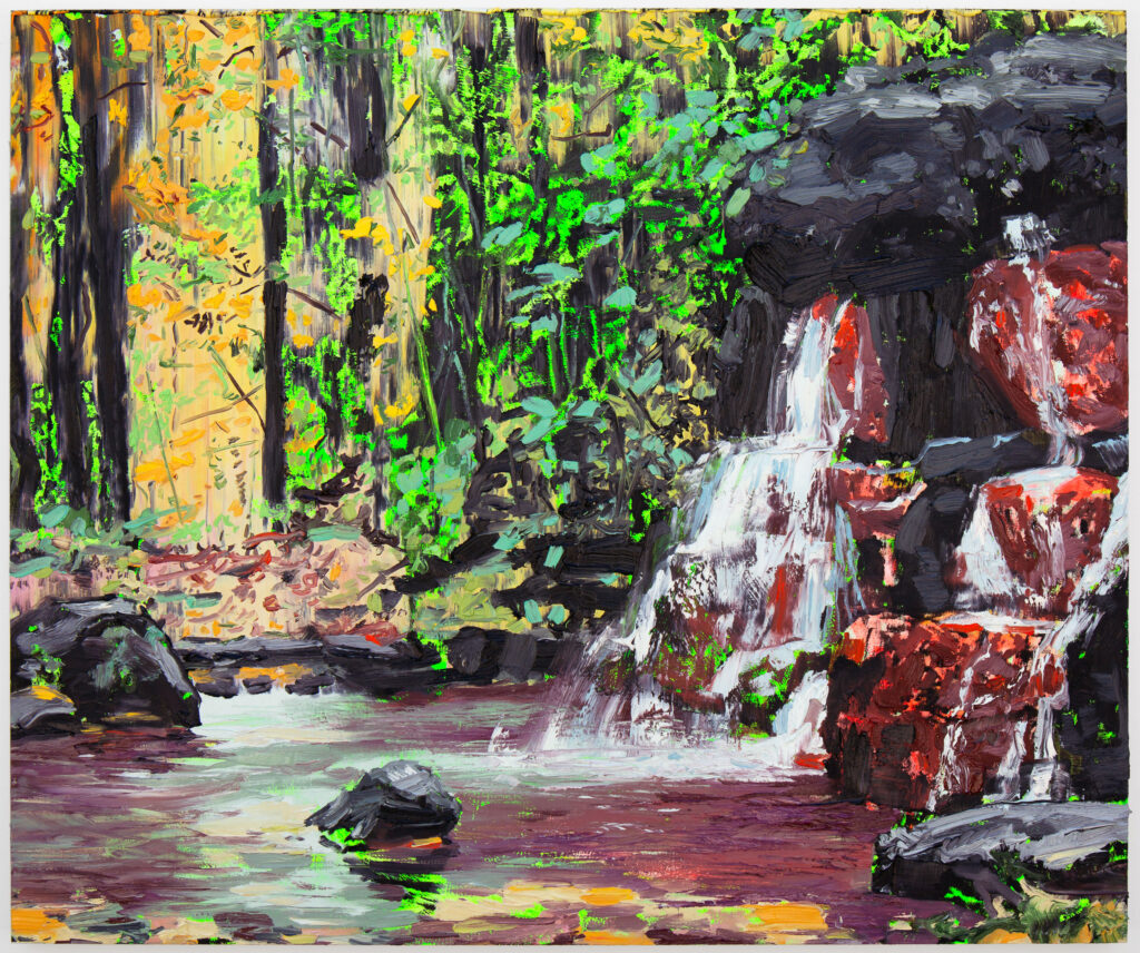 Red Rock Waterfall April