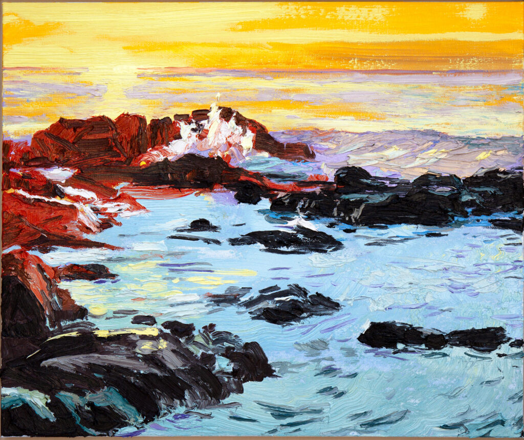 Surf Point Sunrise with Tidal Pools IV